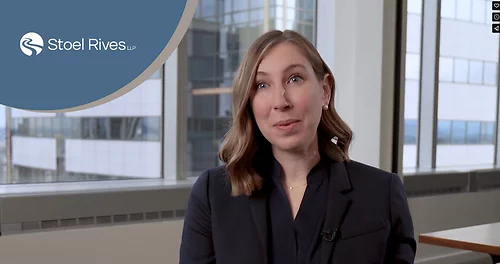 Life at Stoel massive real estate practice Emily Kelly still